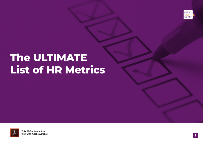 Ultimate List of HR Metrics Inside and Front Cover